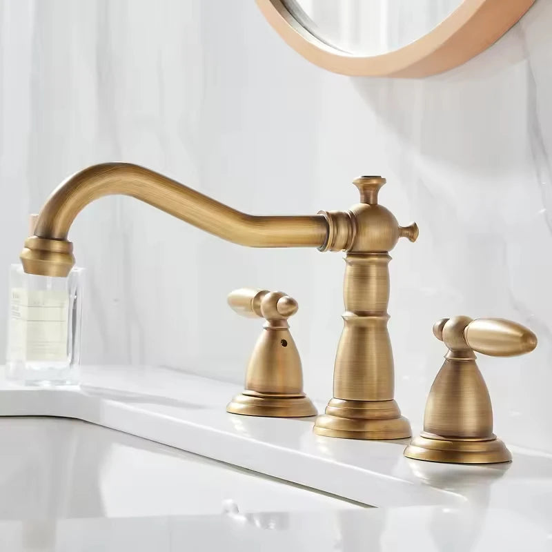 Wash Basin Faucet - Unlacquered Brass Bathroom Faucet