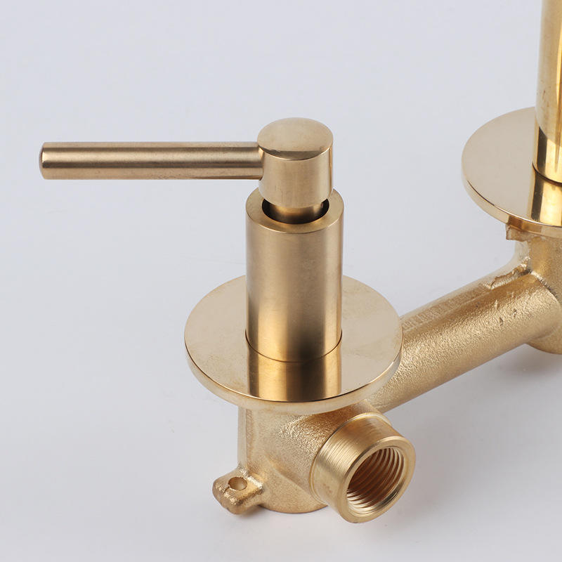 unlacquered Brass Wall Mounted  Faucet