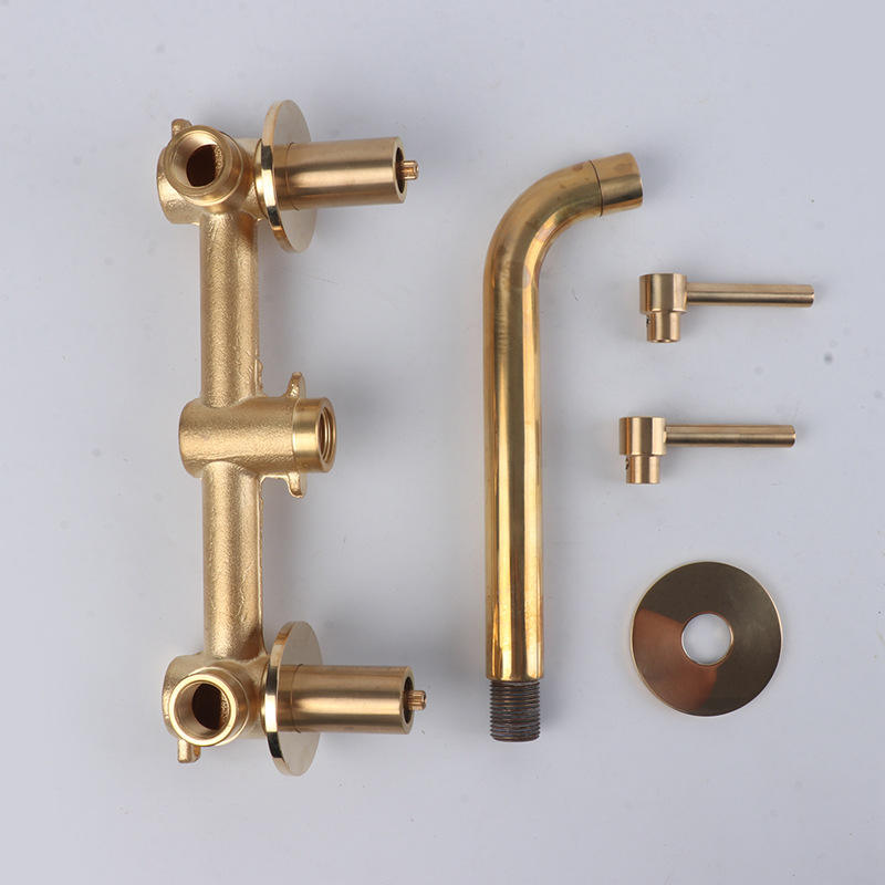 unlacquered Brass Wall Mounted  Faucet