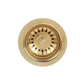 Modern Unlacquered Brass Kitchen Sink Drain