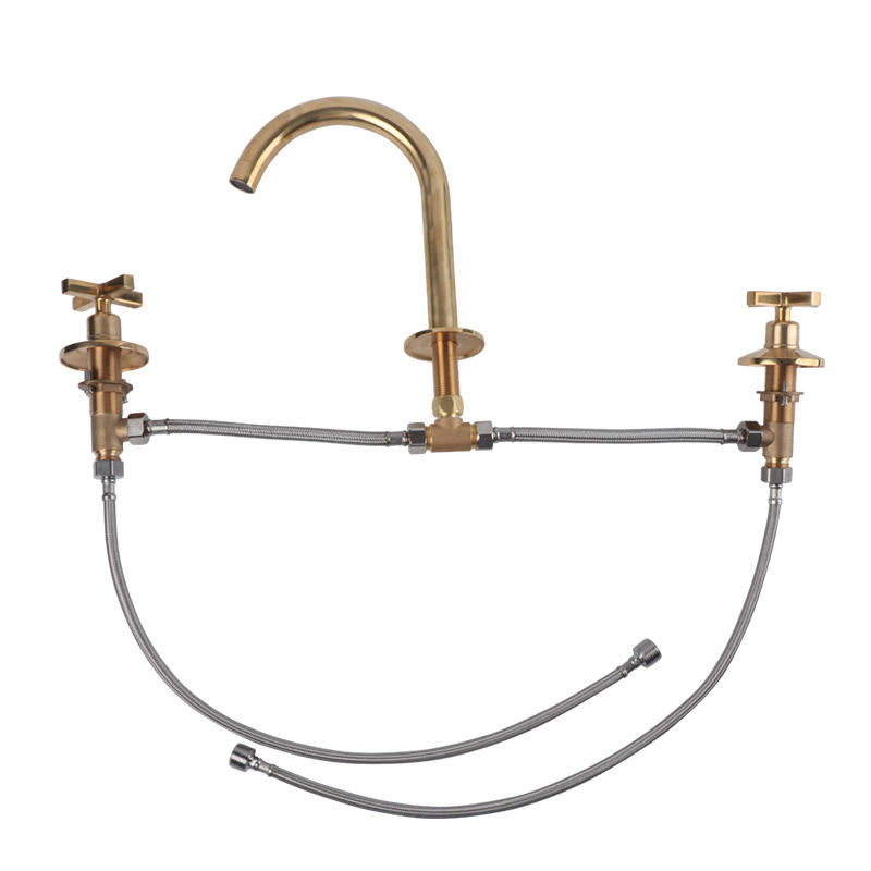 Unlacquered Brass Bathroom Faucet