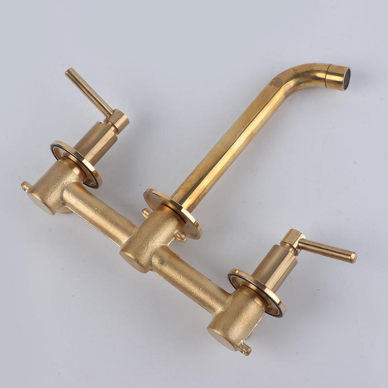 unlacquered Brass Wall Mounted  Faucet