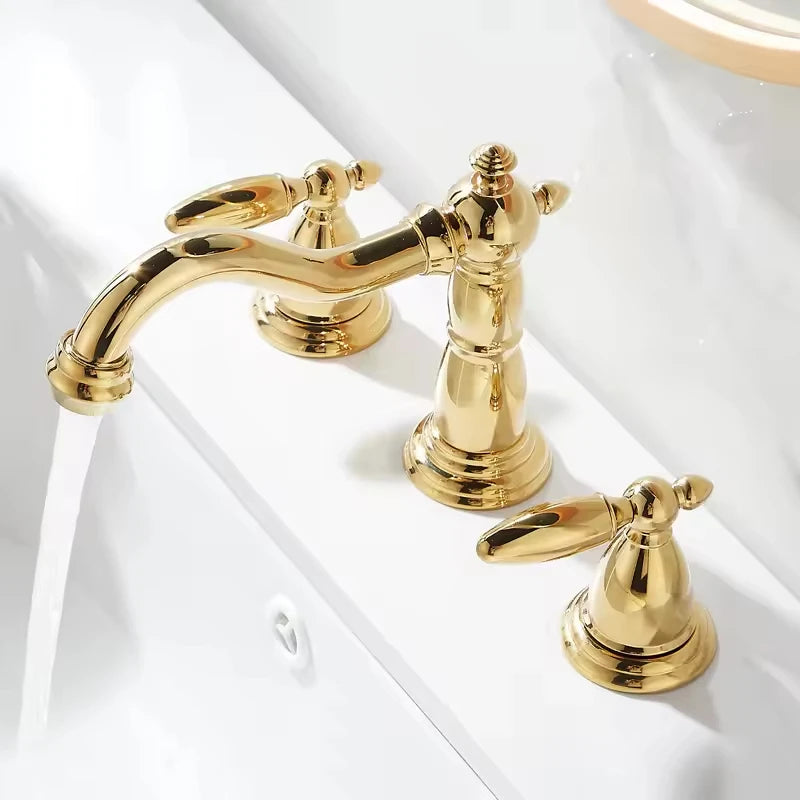 Wash Basin Faucet - Unlacquered Brass Bathroom Faucet