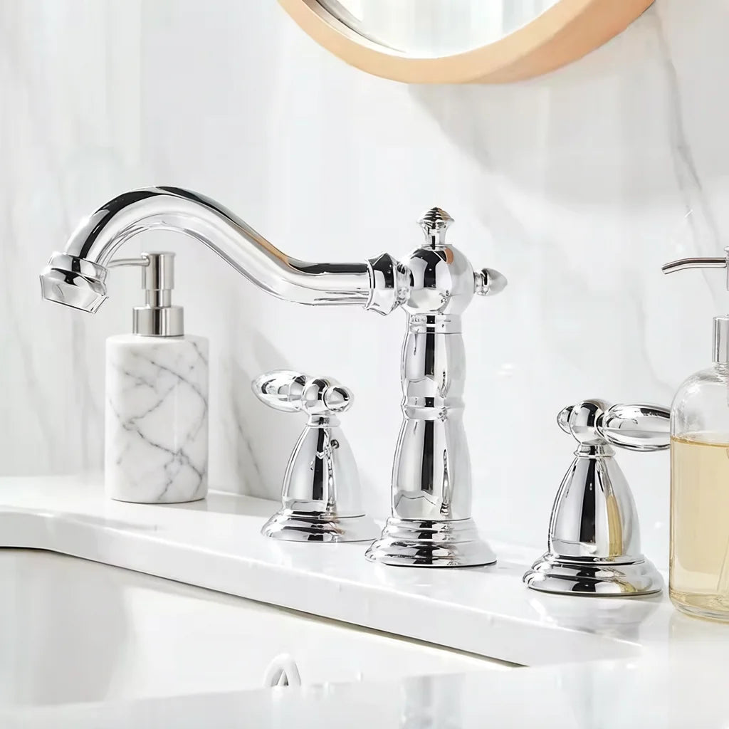 Wash Basin Faucet - Unlacquered Brass Bathroom Faucet