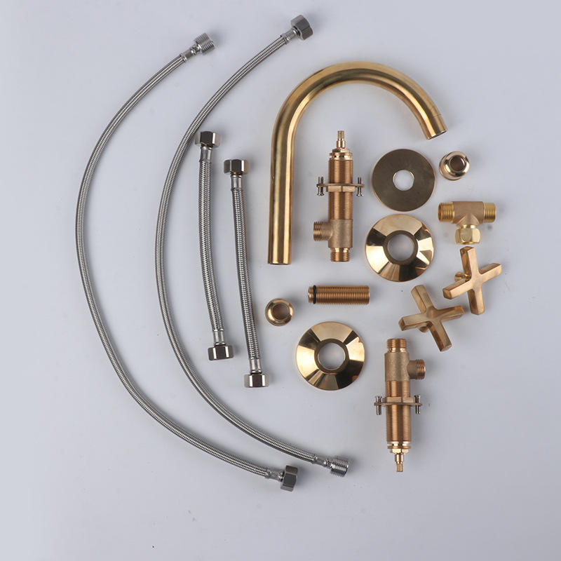 Unlacquered Brass Bathroom Faucet